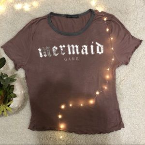 West Coast Love Round Neck Rose-Colored Top